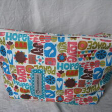 Kosmetiktasche Mittel "HopeandPiece" – Bild 3