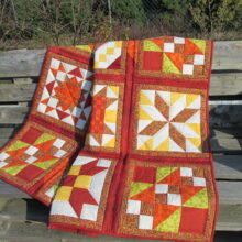 Patchworkdecke/Quilt – Bild 2