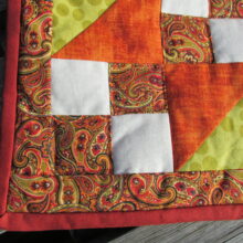 Patchworkdecke/Quilt – Bild 4