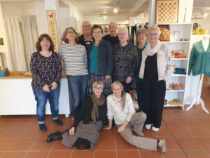 Gruppenfoto in unserem neuen Laden